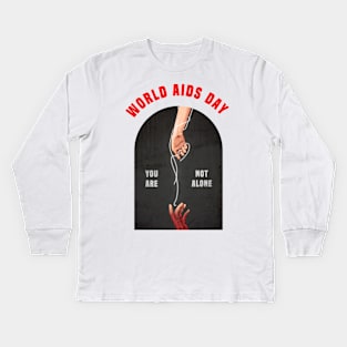 World Aids Day Kids Long Sleeve T-Shirt